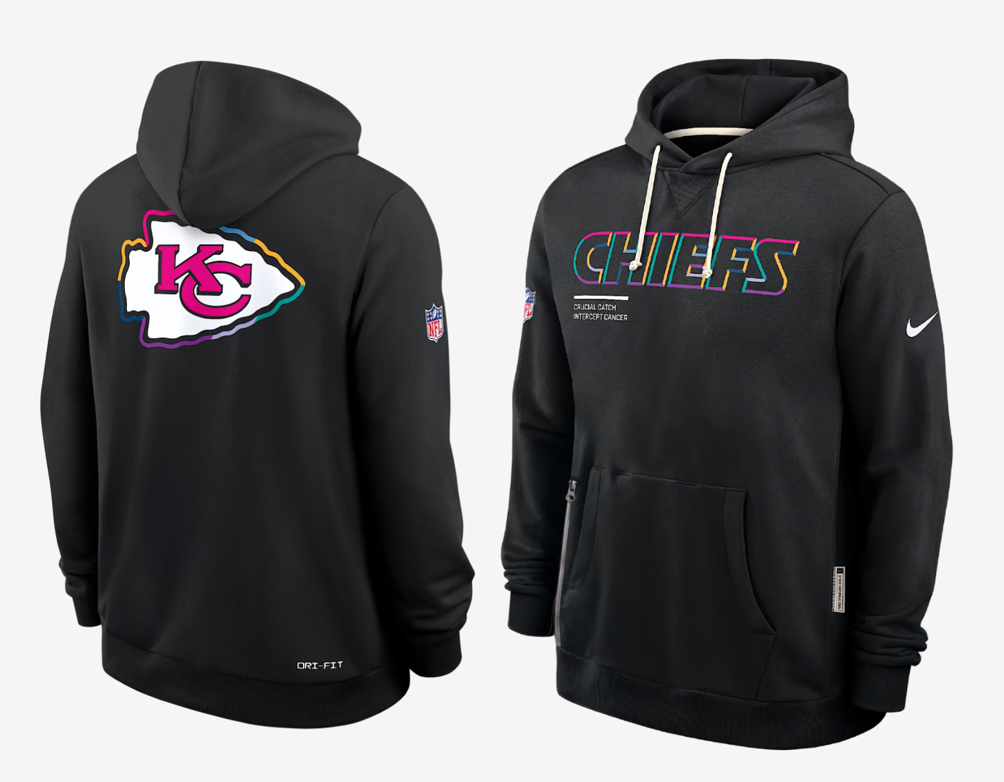 Men Kansas City Chiefs black 2025 Nike NFL hoodie